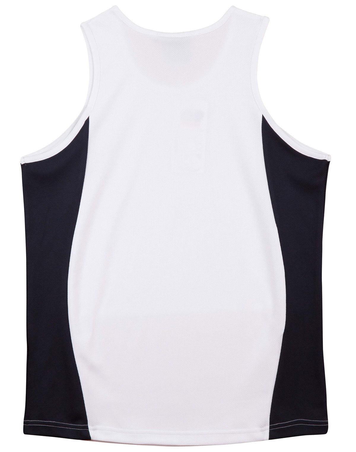 Teammate Singlet Men's - White/Navy - Back