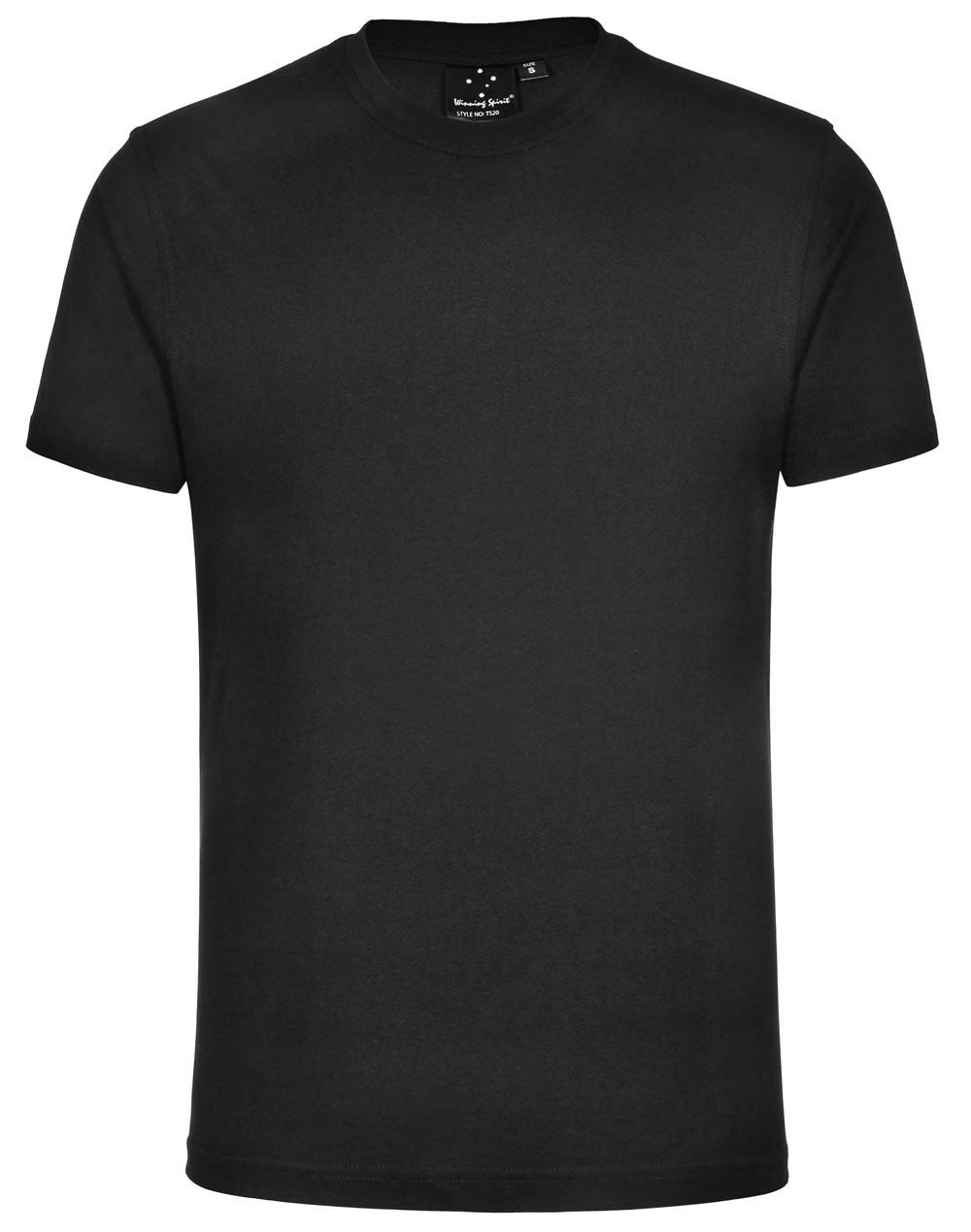Budget Unisex Tee Shirt - Black - Front