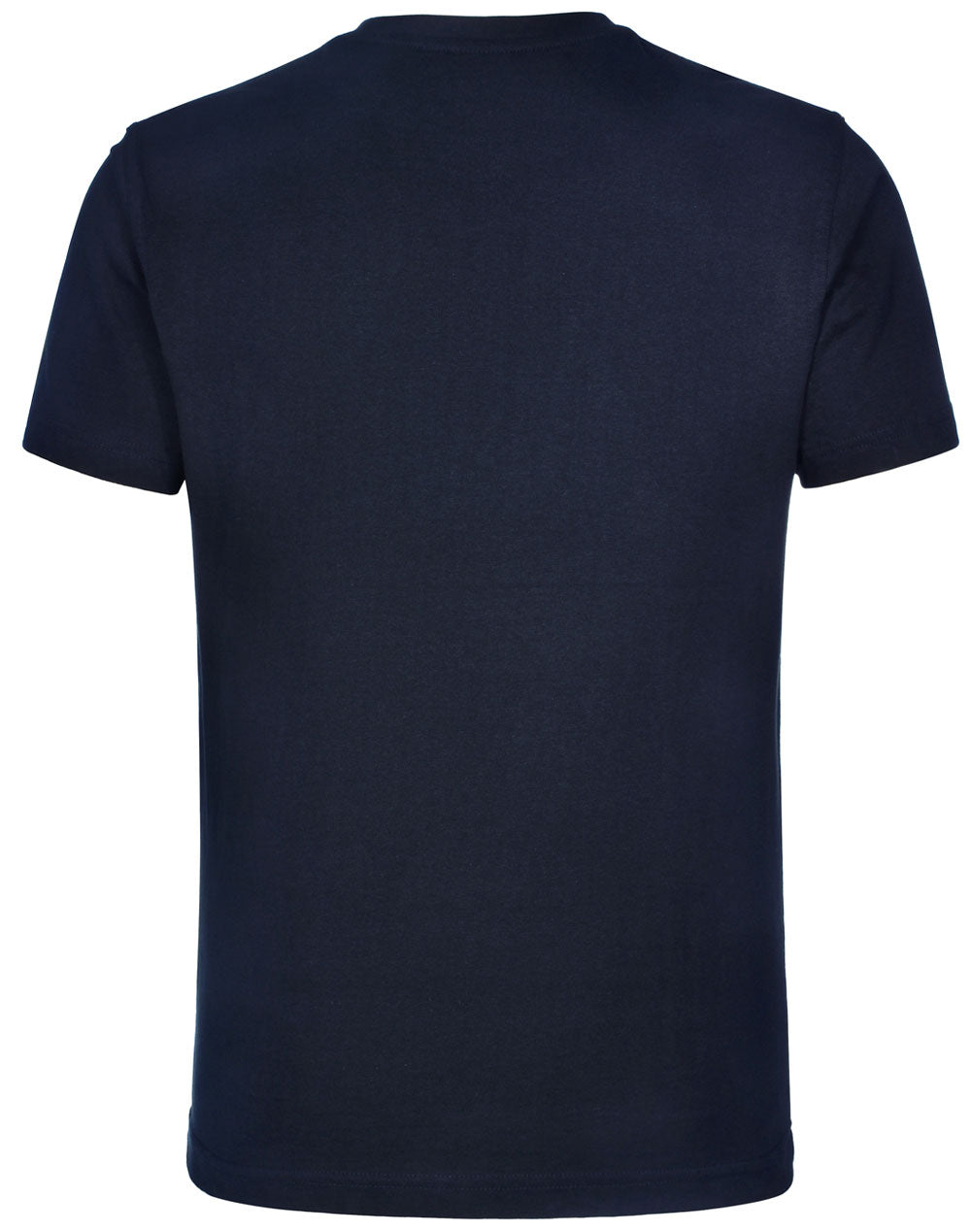 Budget Unisex Tee Shirt - Navy - Back