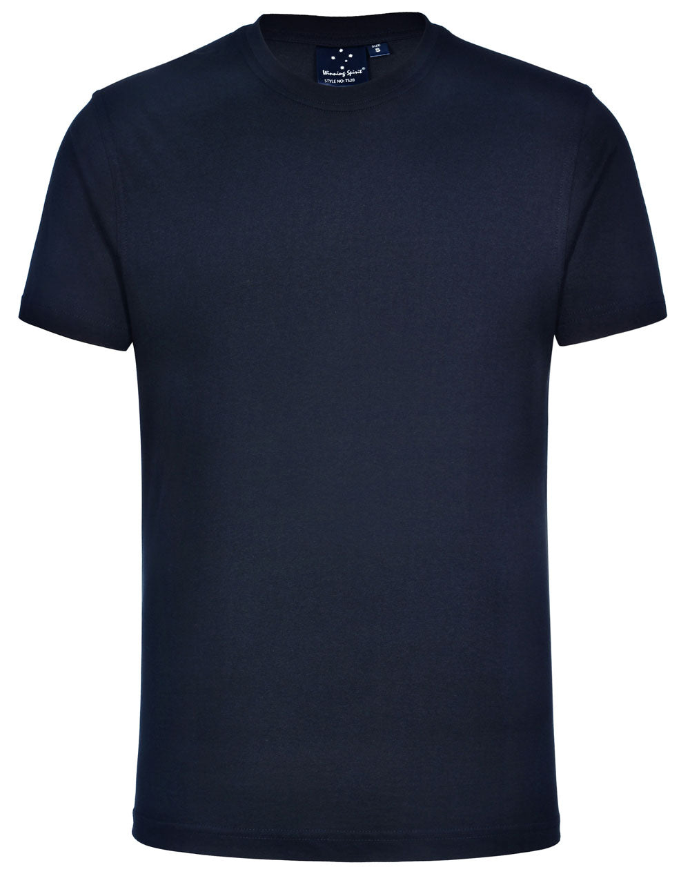 Budget Unisex Tee Shirt - Navy - Front
