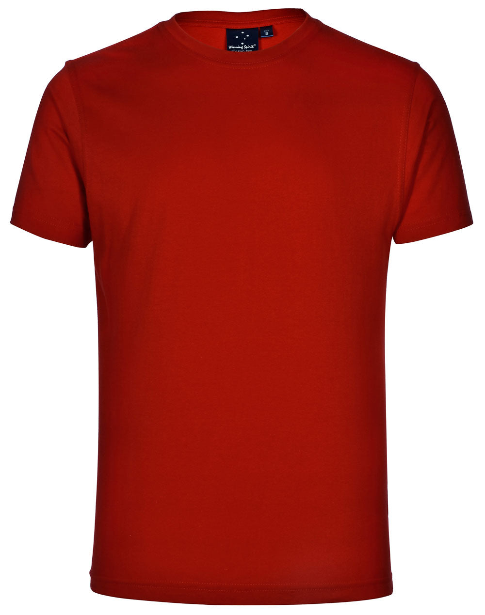 Budget Unisex Tee Shirt - Red - Front