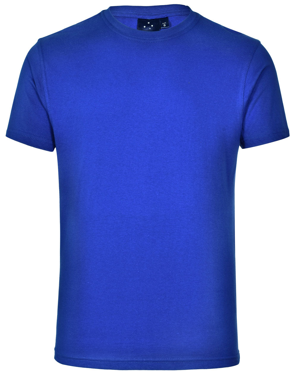 Budget Unisex Tee Shirt - Royal - Front