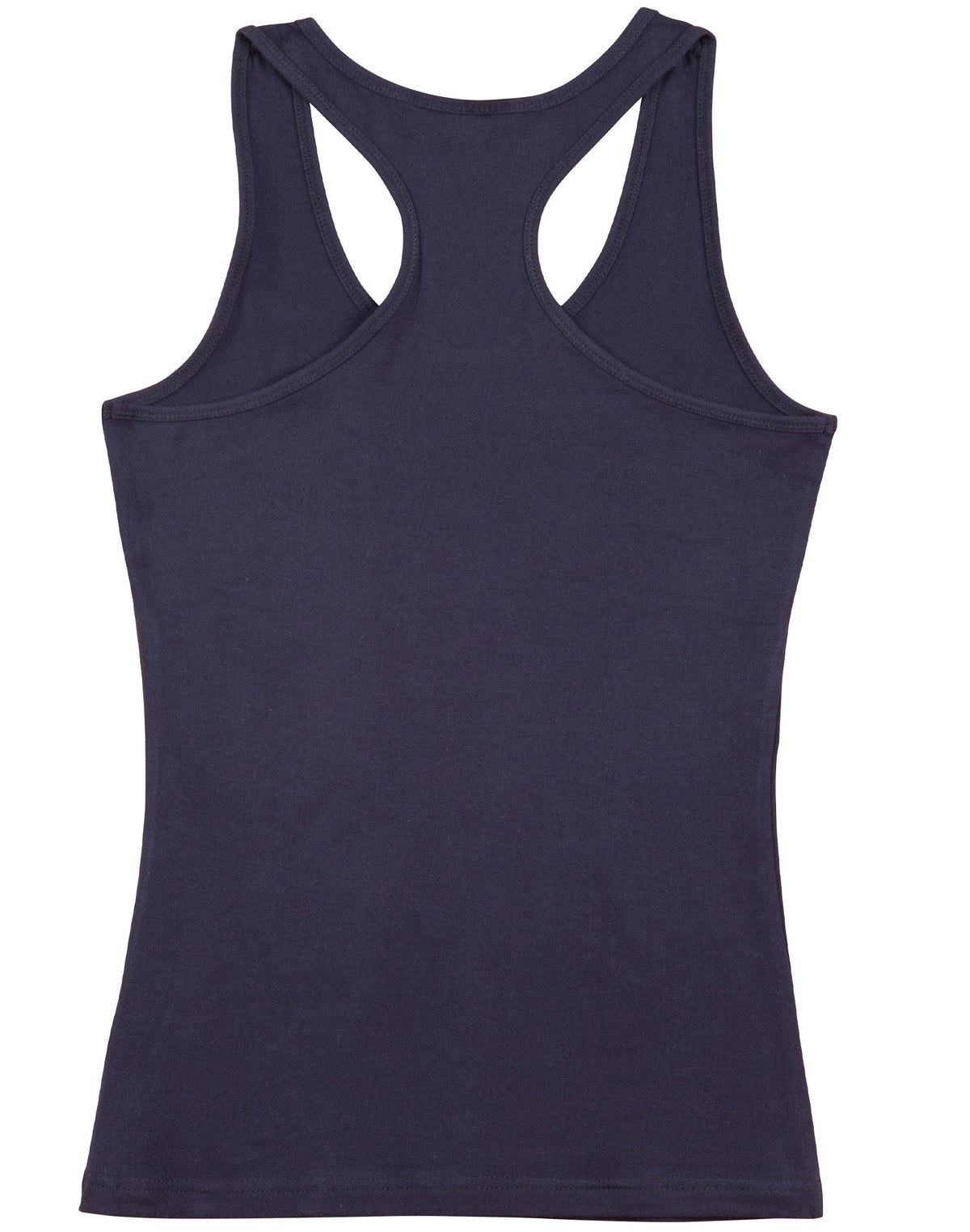 Stretch Raceback Singlet Ladies' - Navy - Back
