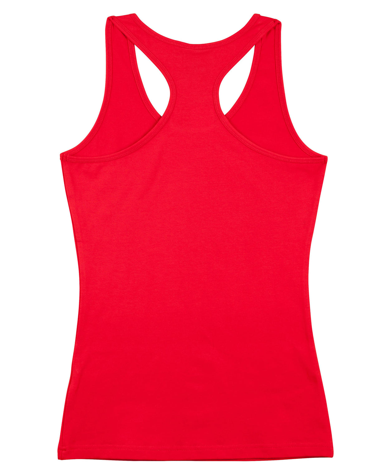 Stretch Raceback Singlet Ladies' - Red - Back