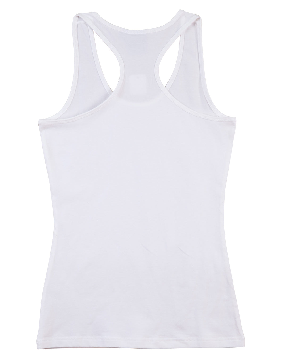 Stretch Raceback Singlet Ladies' - White - Back