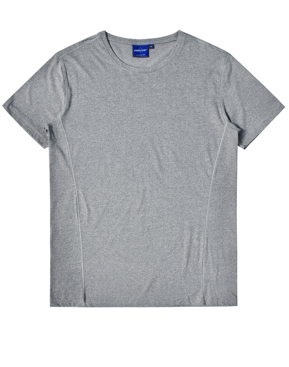 High Performance Heather Tee Men's - Grey - Front