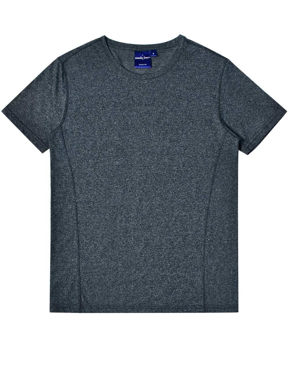 High Performance Heather Tee Men's - Navy - Front