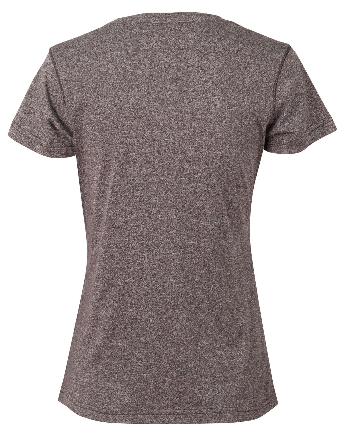 High Performance Heather Tee Ladies - Black - Back