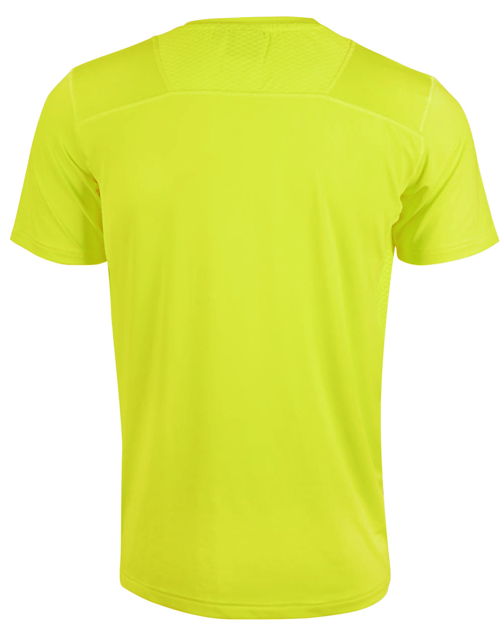Rotator Tee Men's - Fluoro Yellow - Back