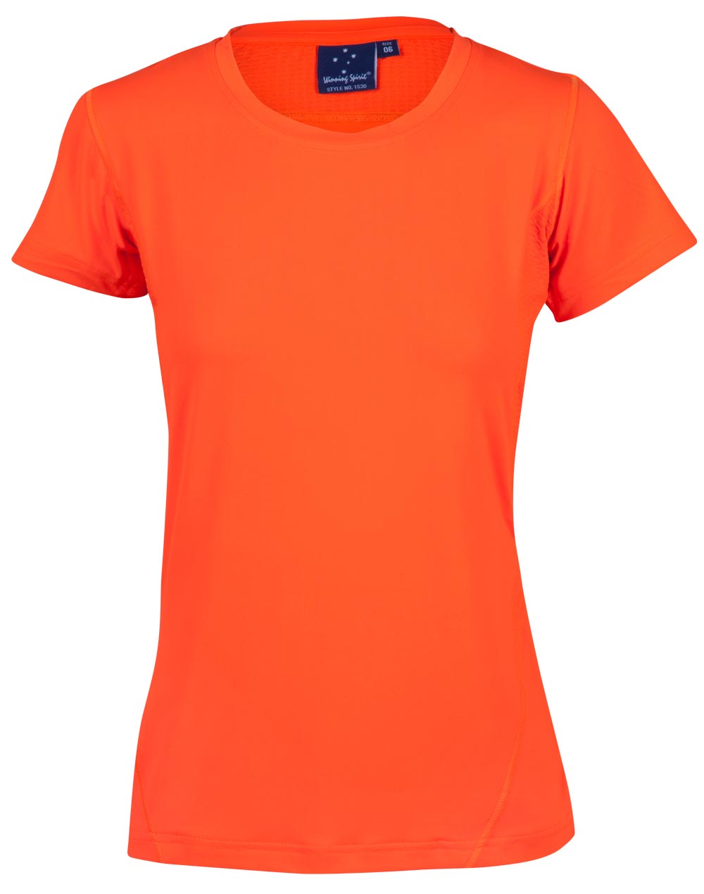 Rotator Tee Ladies - Fluoro Orange - Front