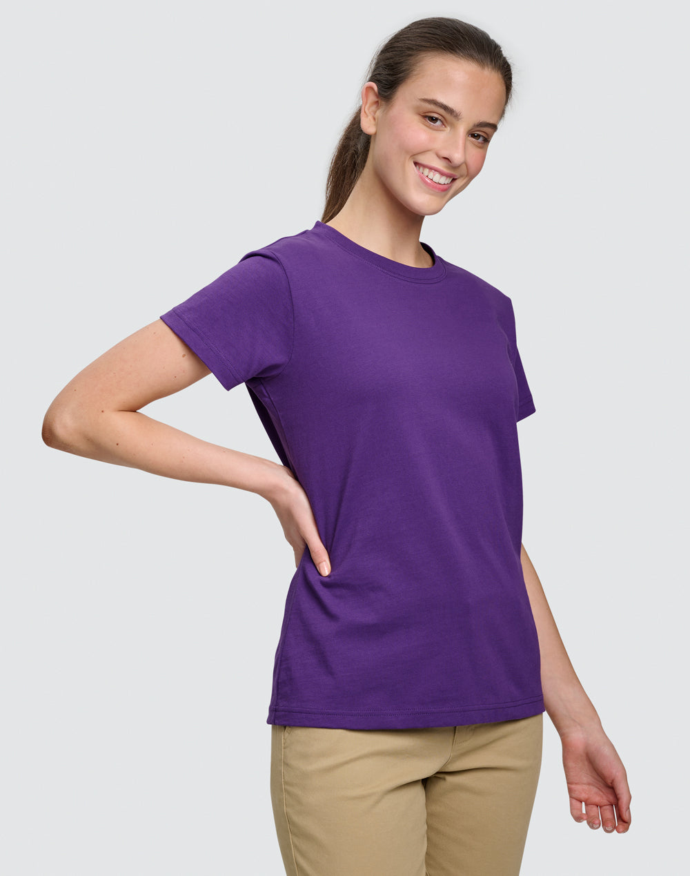 Savvy Tee Ladies - Purple - View
