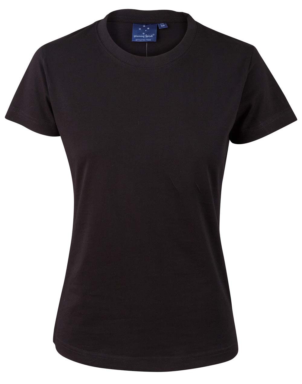 Savvy Tee Ladies - Black - Front