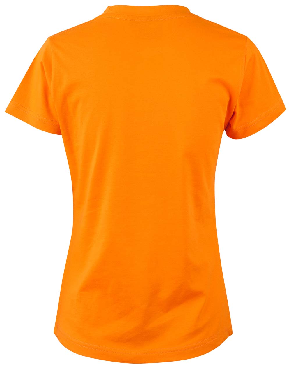 Savvy Tee Ladies - Fluoro Orange - Back
