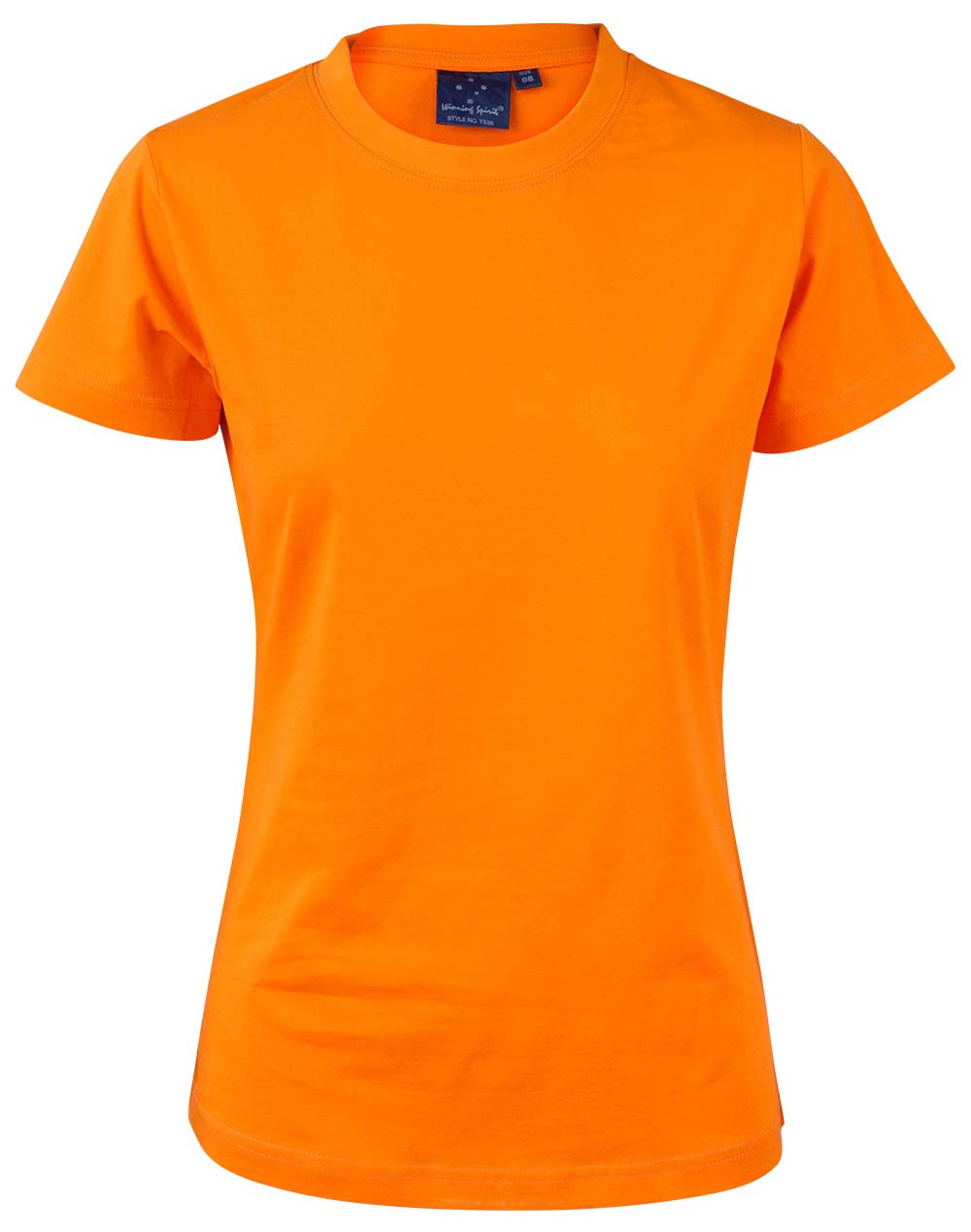 Savvy Tee Ladies - Fluoro Orange - Front