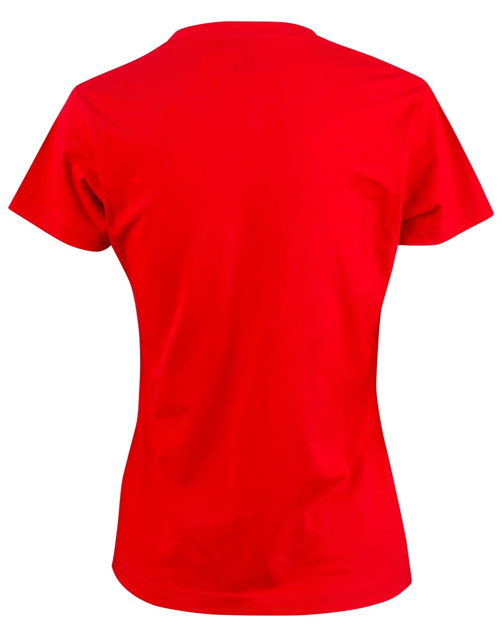 Savvy Tee Ladies - Red - Back