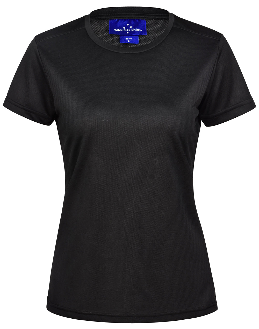 Rapidcool Ultra Light Tee Shirt Ladies - Black - Front