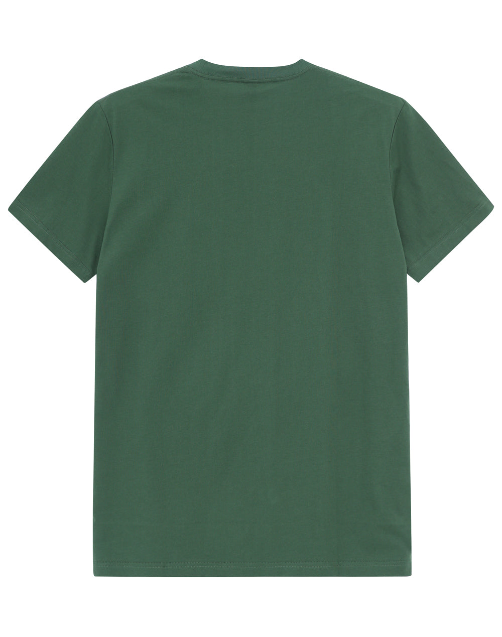 Premium Cotton Tee Shirt Mens - Forest Green - Back