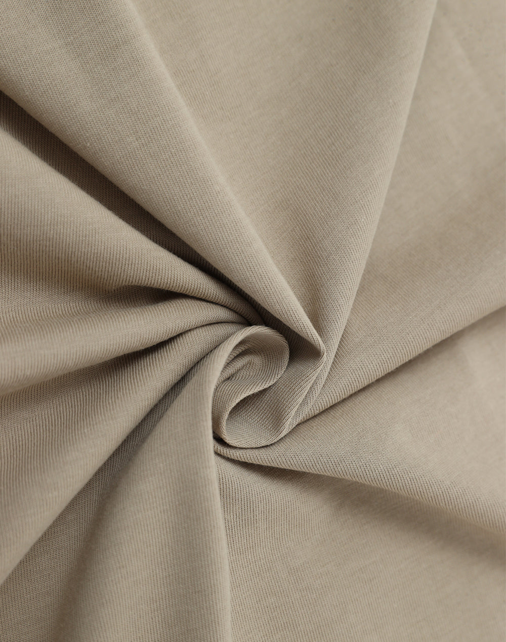 Premium Cotton Tee Shirt Mens - Sandstone - Fabric