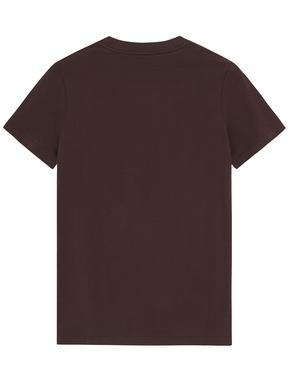 Premium Cotton Tee Shirt Ladies - Chestnut - Back