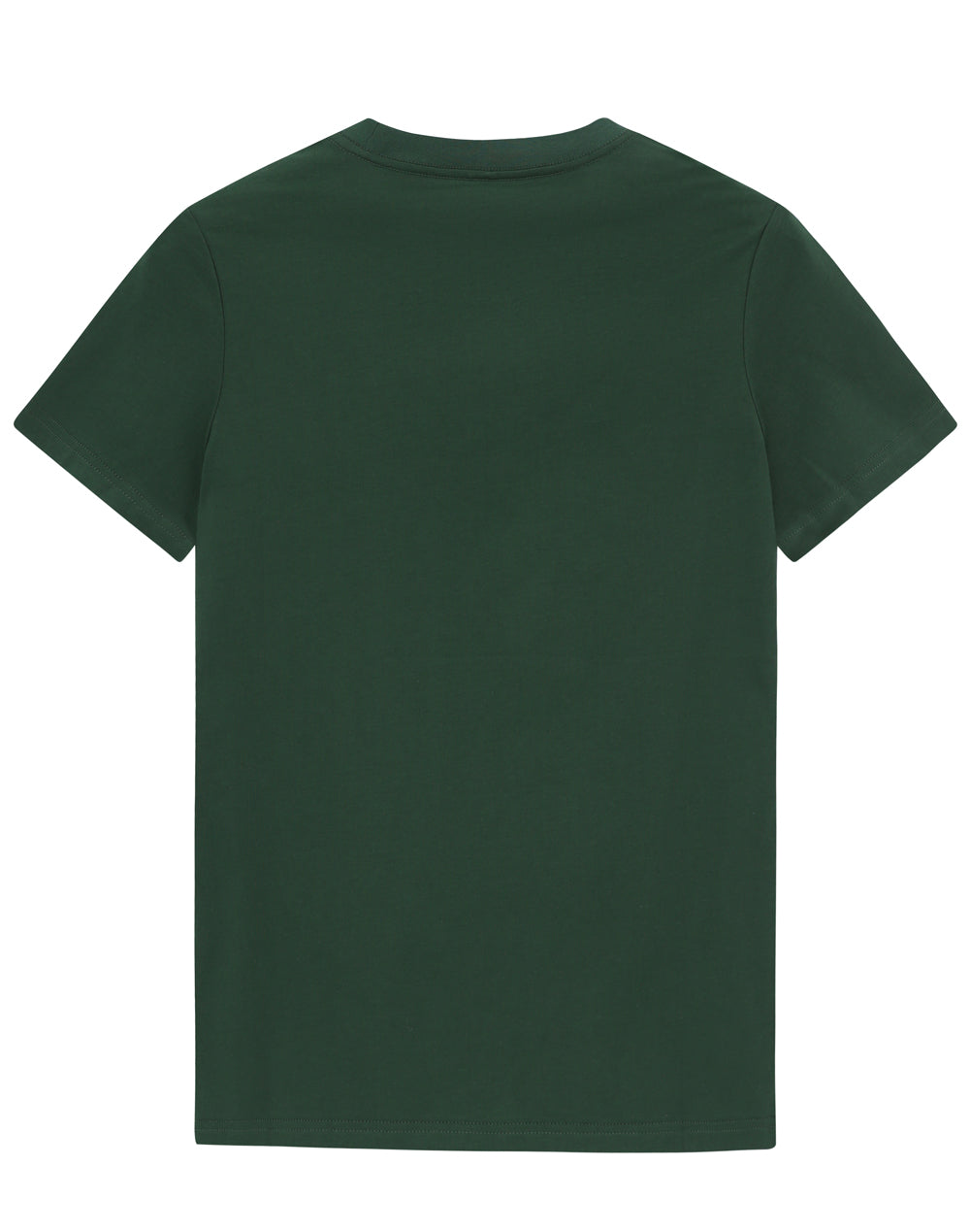 Premium Cotton Tee Shirt Ladies - Forest Green - Back