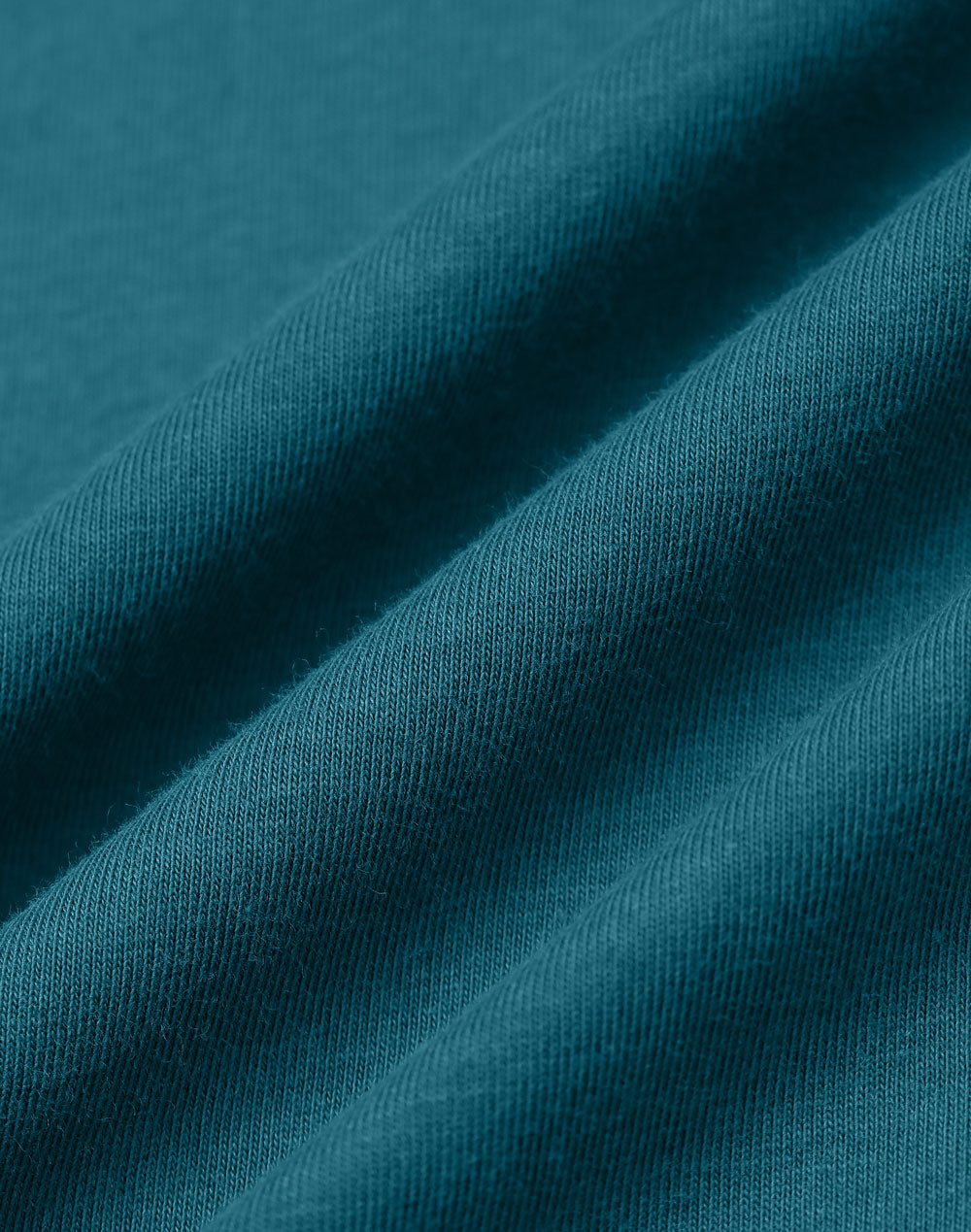 Premium Cotton Face Tee Men's - Atlantic - Fabric