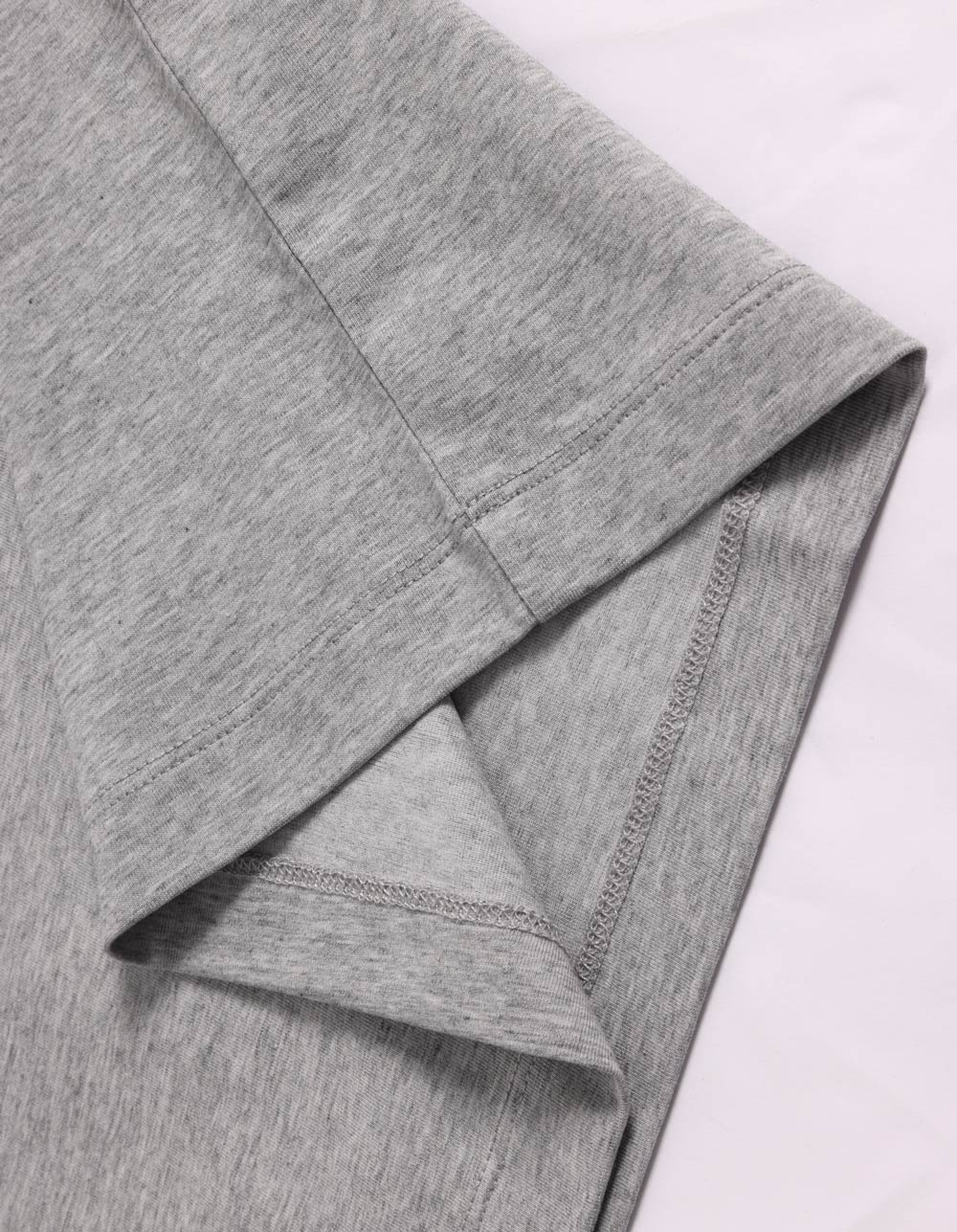 Premium Cotton Face Tee Men's - Marl Grey - View