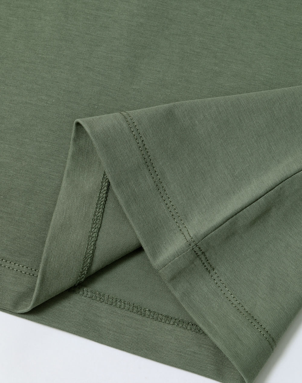 Premium Cotton Face Tee Men's - Mineral Green - View