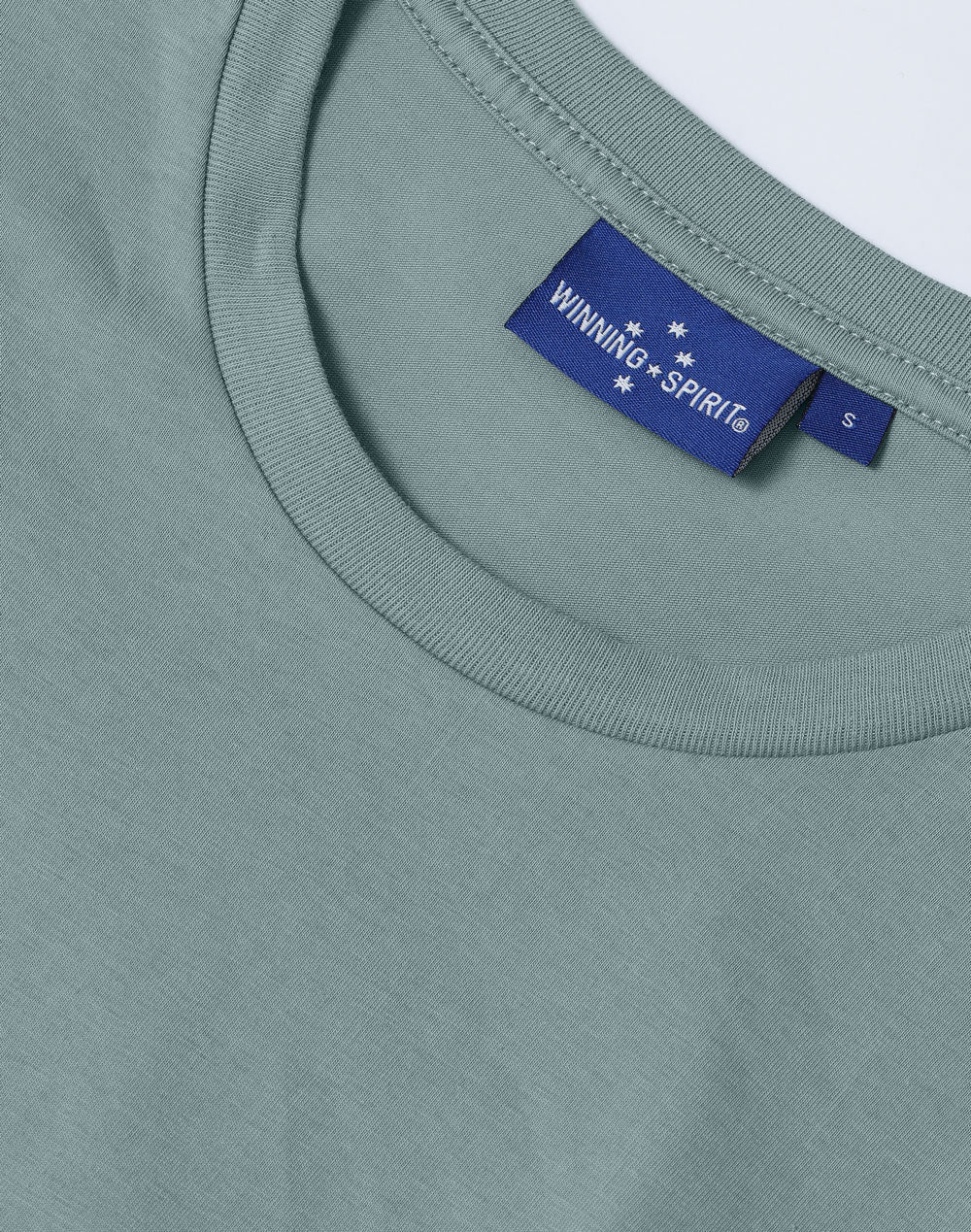 Premium Cotton Face Tee Men's - Pastel Blue - View