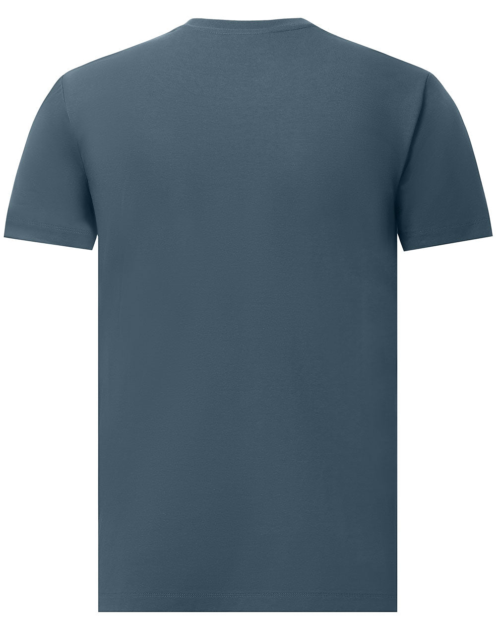 Premium Cotton Face Tee Men's - Slate Blue - Back