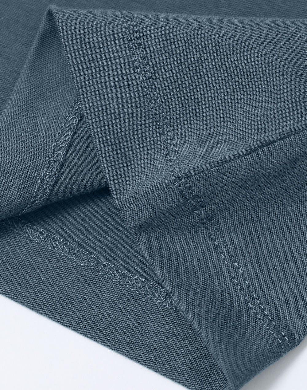 Premium Cotton Face Tee Men's - Slate Blue - View
