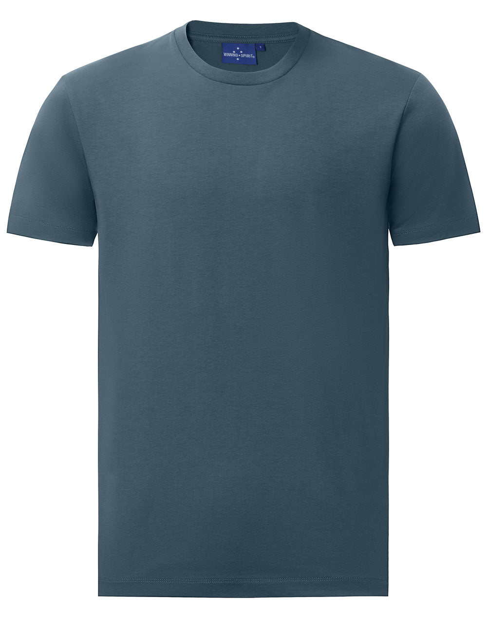 Premium Cotton Face Tee Men's - Slate Blue - Front