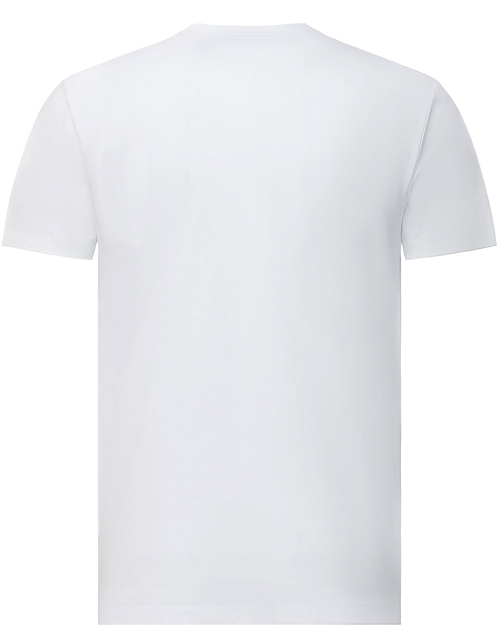 Premium Cotton Face Tee Men's - White - Back