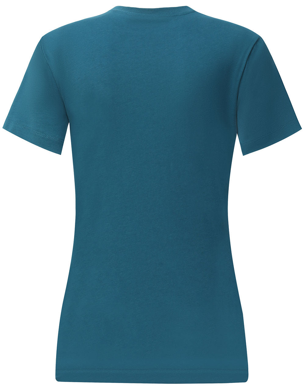 Premium Cotton Face Tee Ladie's - Atlantic - Back
