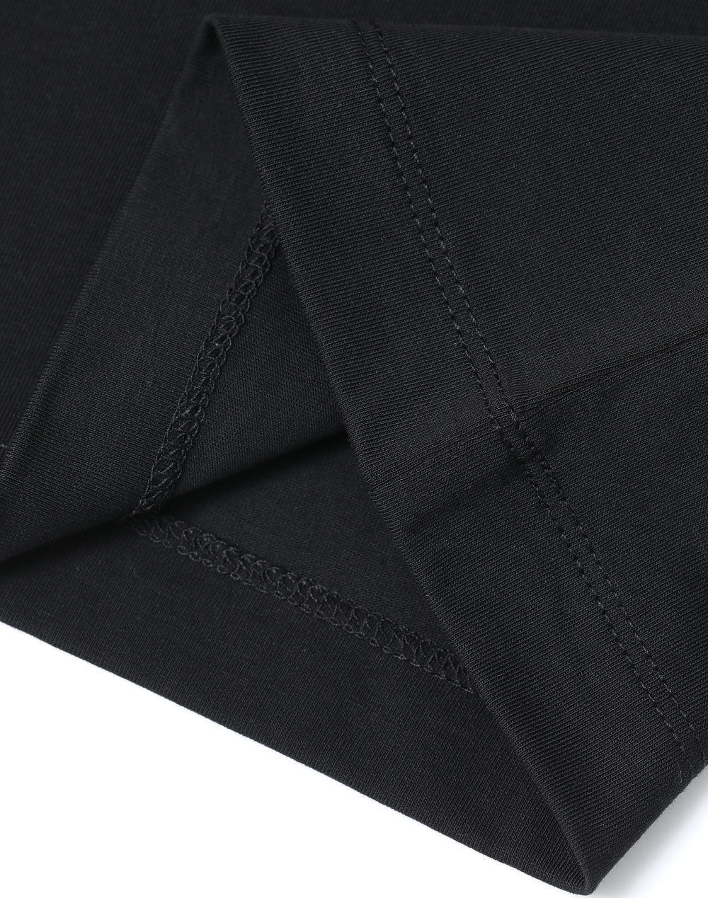 Premium Cotton Face Tee Ladie's - Black - View