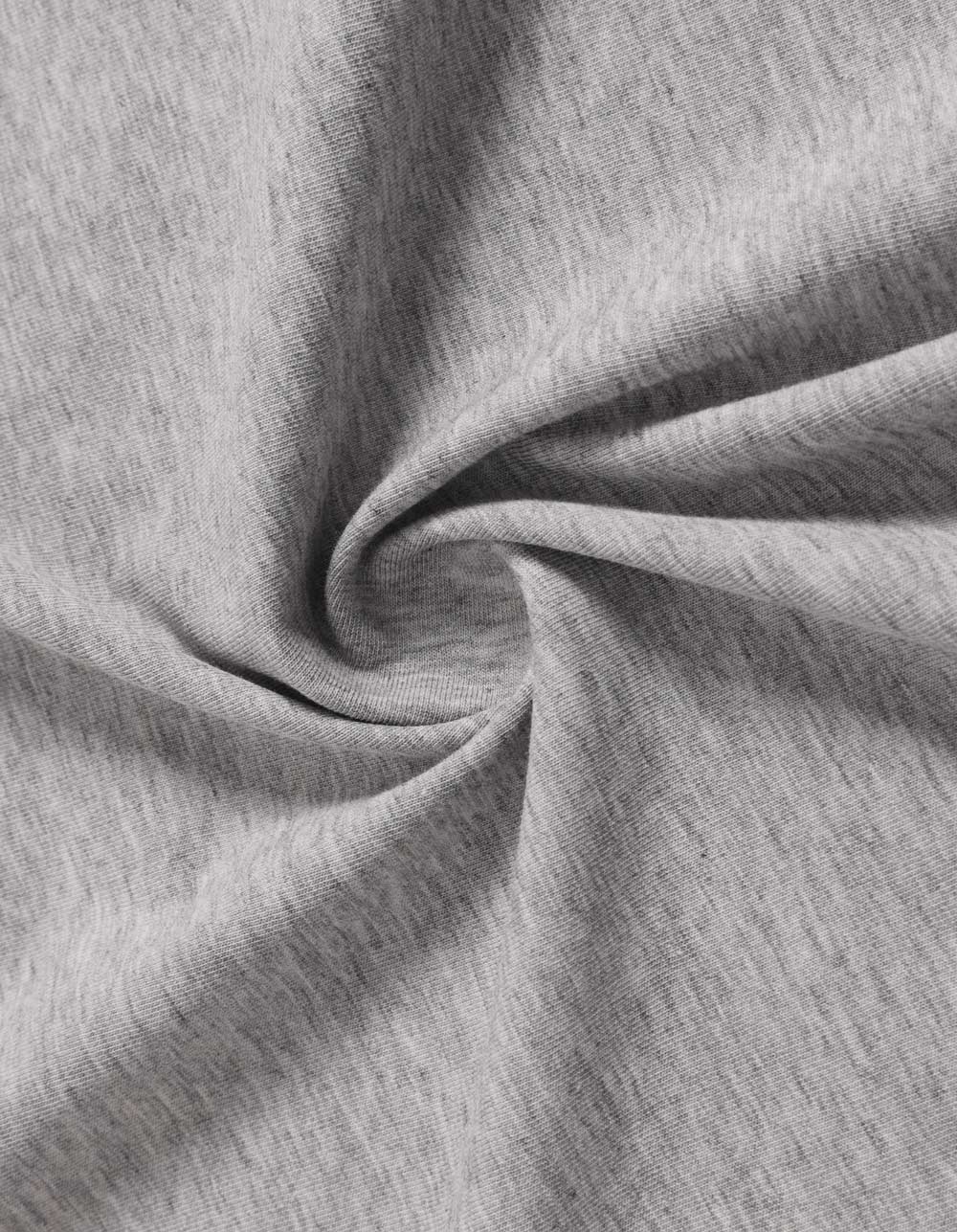Premium Cotton Face Tee Ladie's - Marl Grey - Fabric