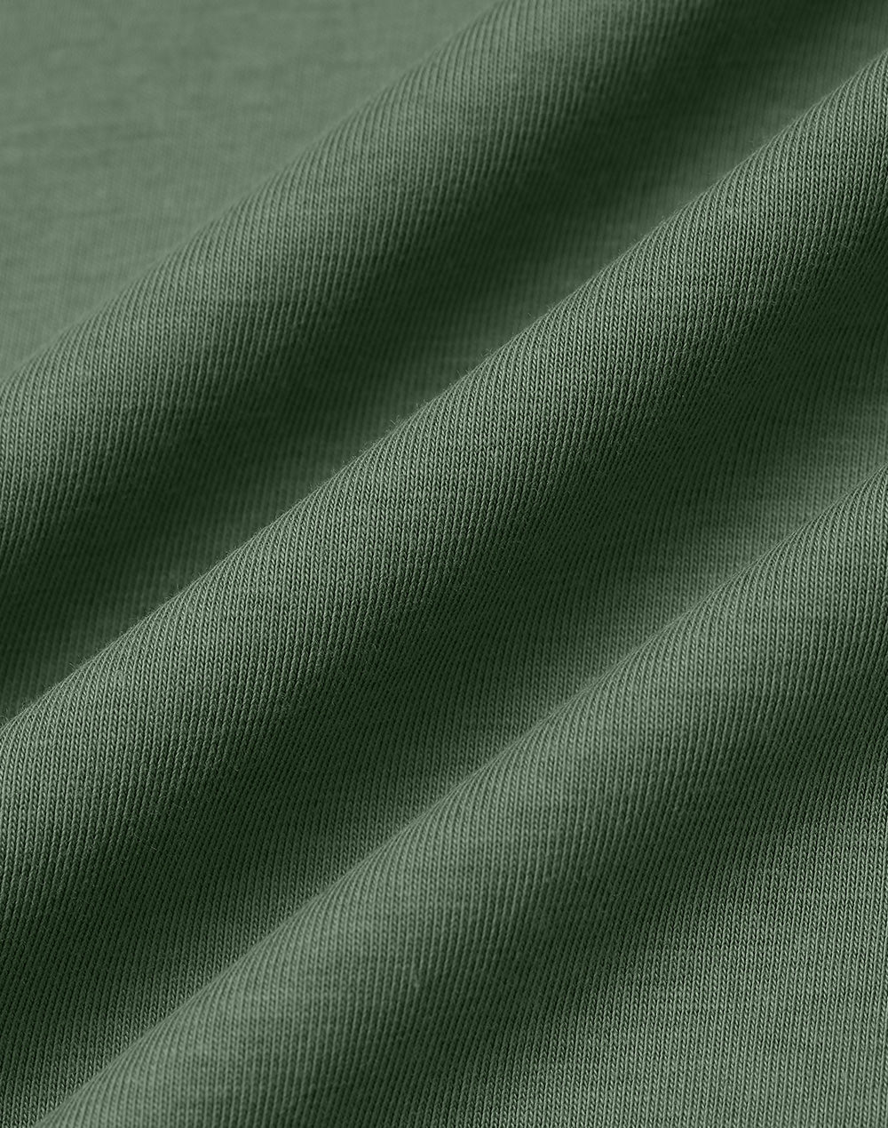 Premium Cotton Face Tee Ladie's - Mineral Green - Fabric