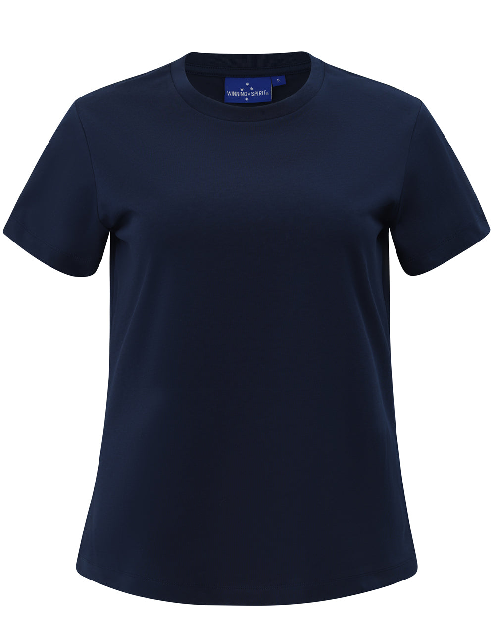 Premium Cotton Face Tee Ladie's - Navy - Front