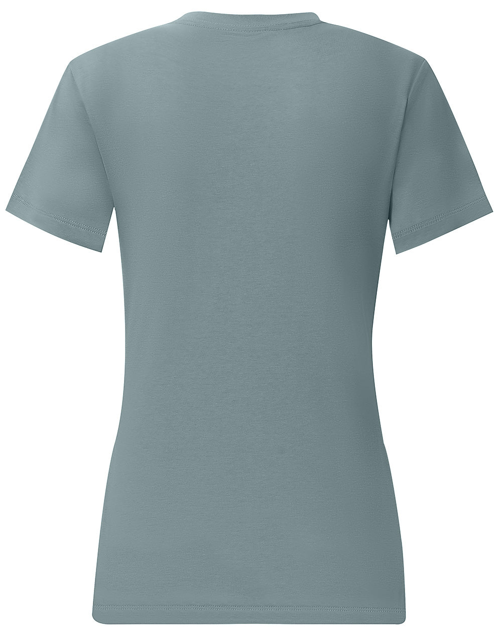 Premium Cotton Face Tee Ladie's - Pastel Blue - Back