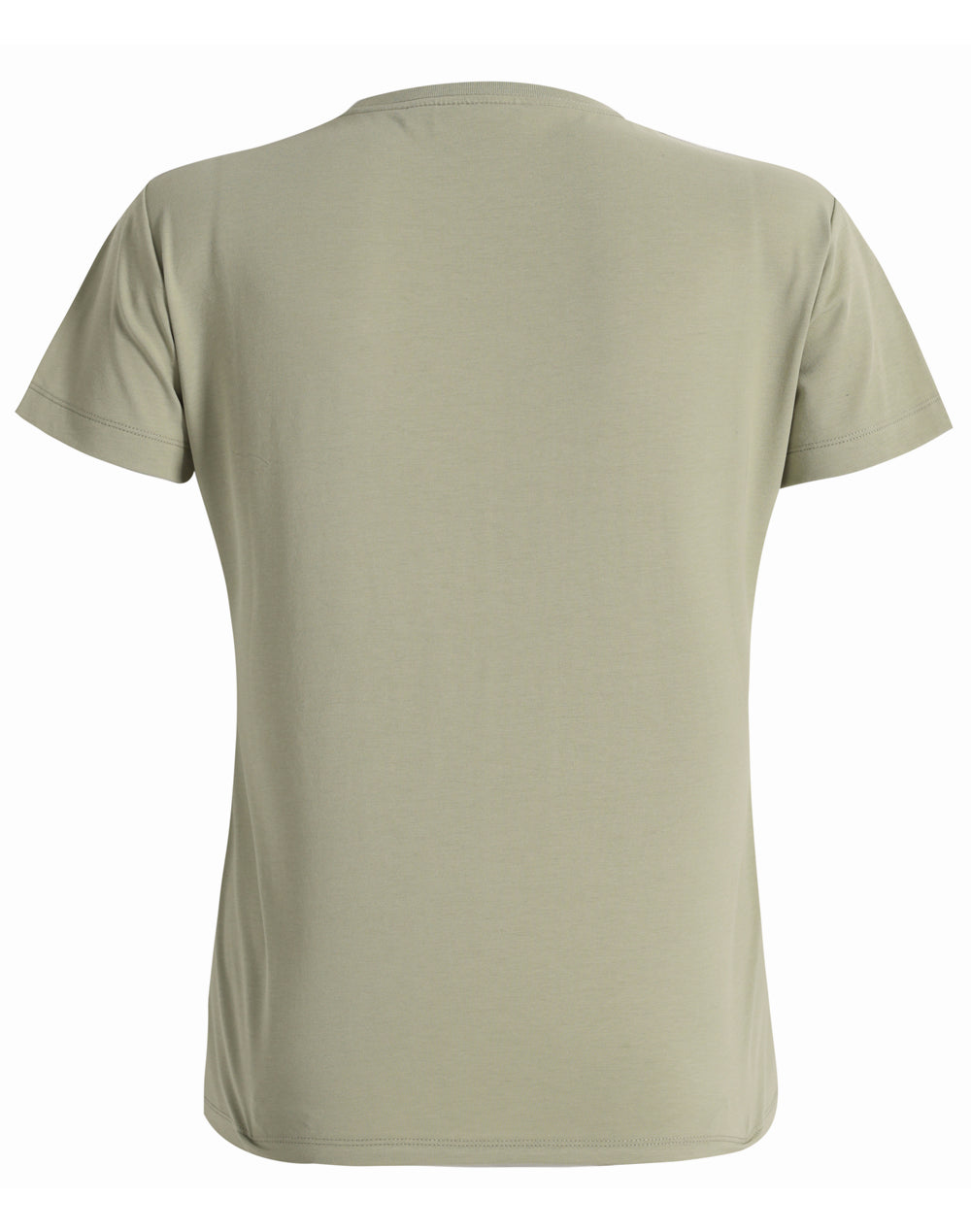 Premium Cotton Face Tee Ladie's - Pistachio - Back