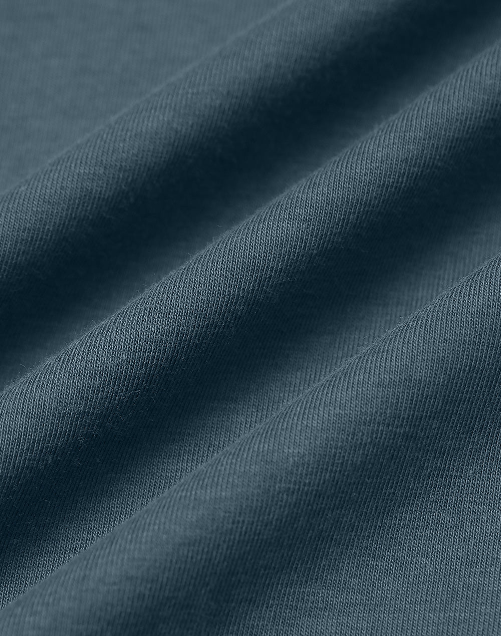 Premium Cotton Face Tee Ladie's - Slate Blue - Fabric