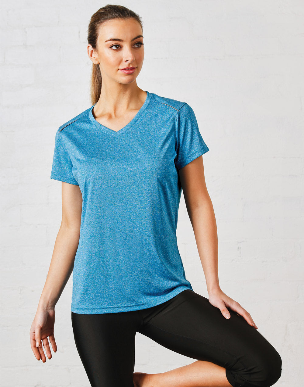 Harland Tee Ladies' - Cyan - View