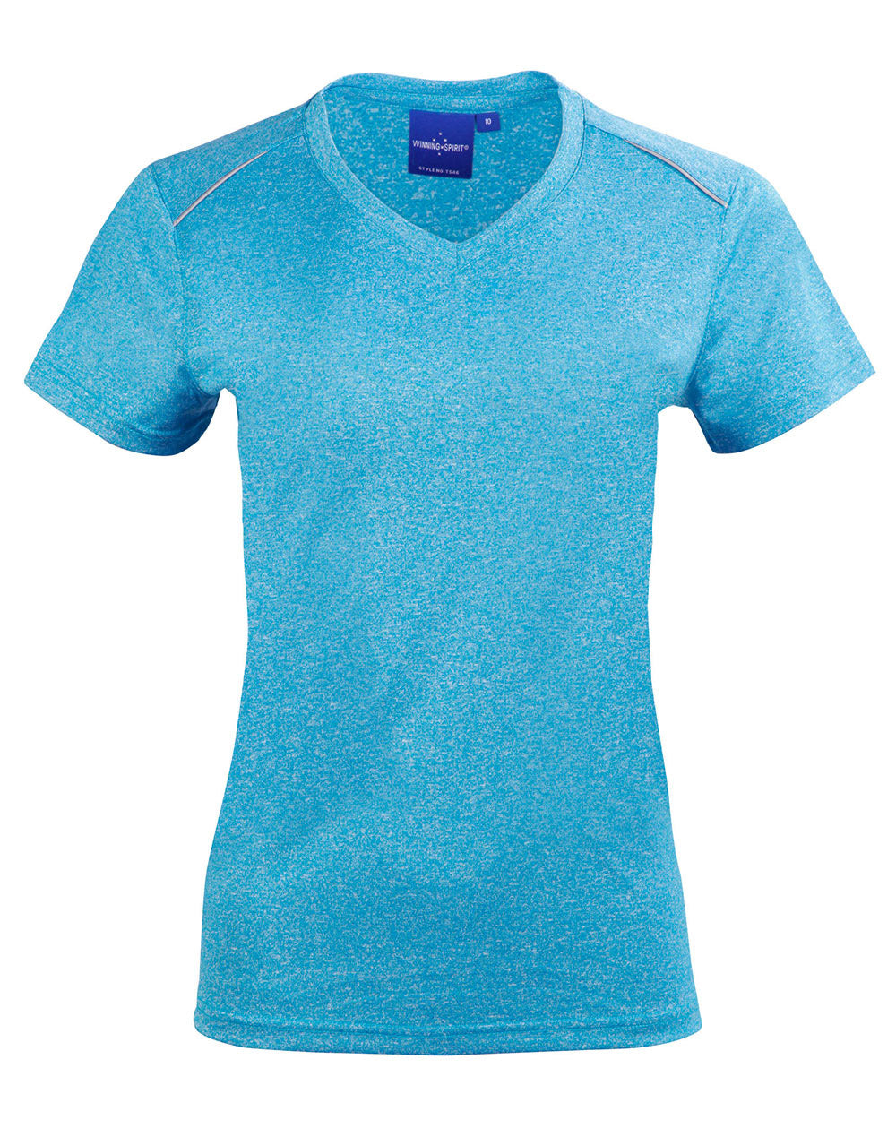 Harland Tee Ladies' - Cyan - Front