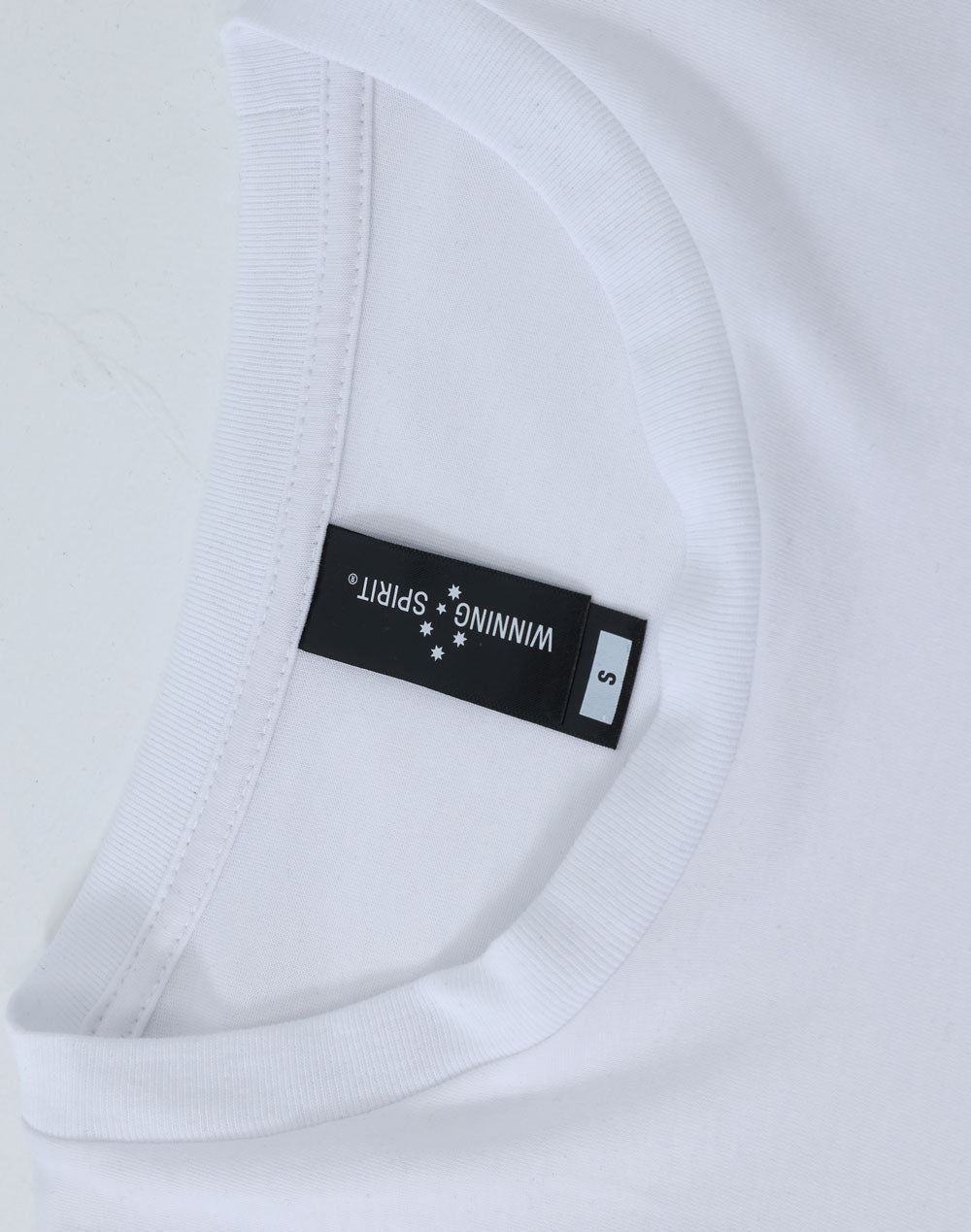 Mens Premium Cotton Face L/S Tee - White - View