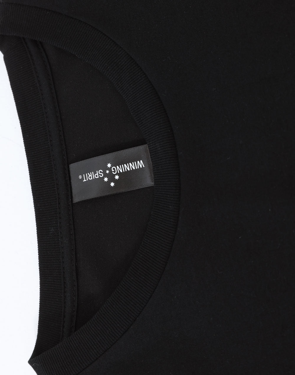 Ladies Premium Cotton Face L/S Tee - Black - View