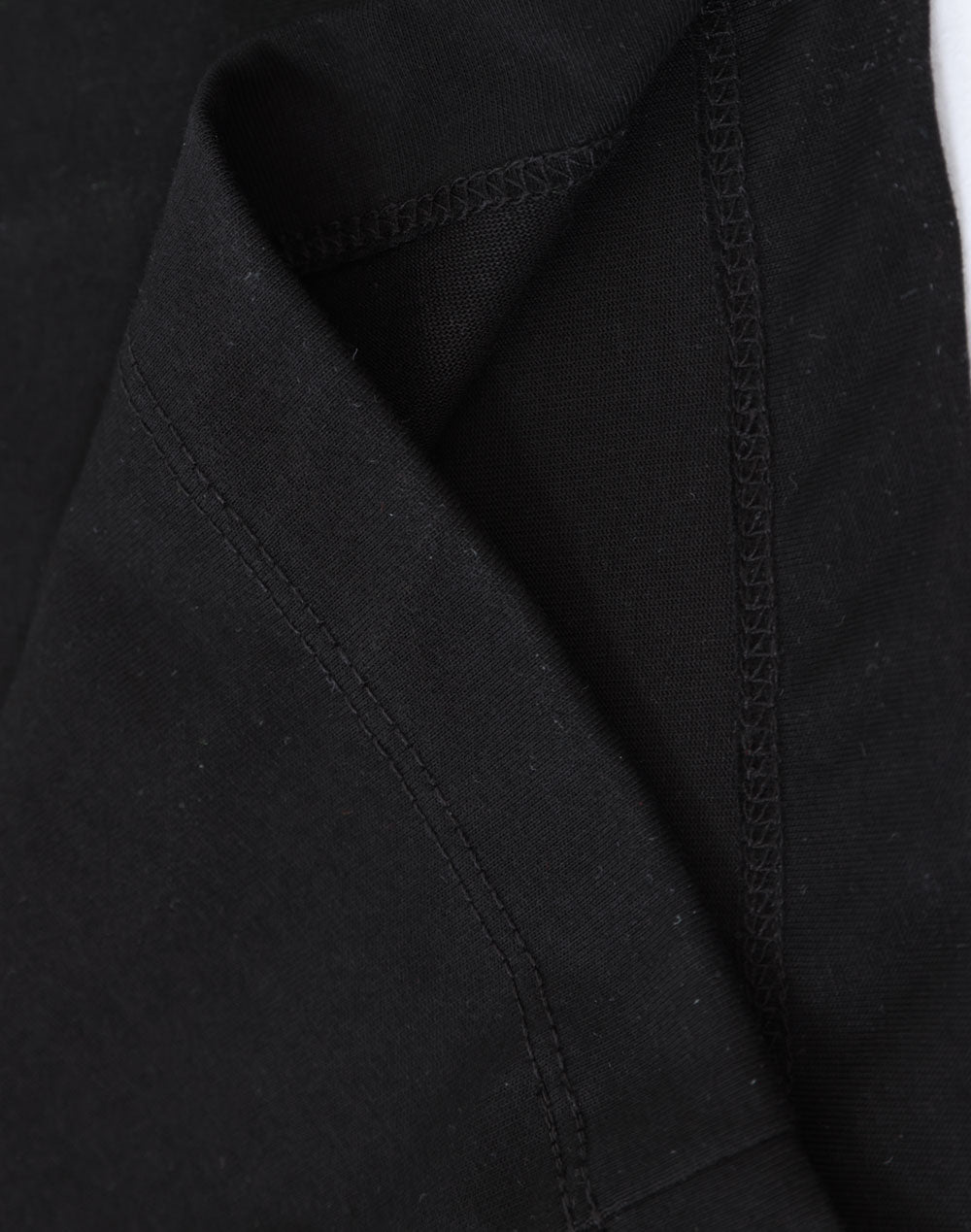 Ladies Premium Cotton Face L/S Tee - Black - View
