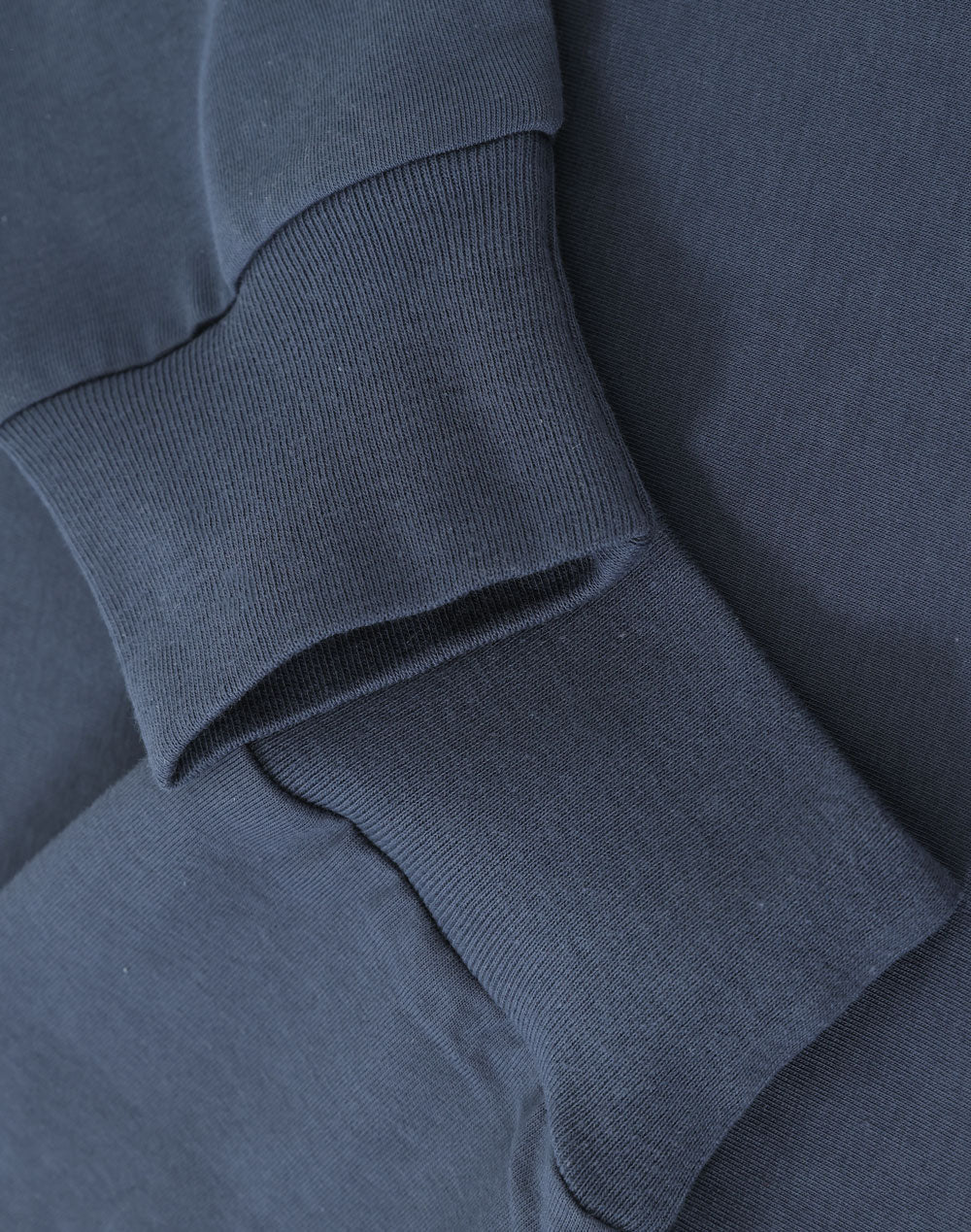 Ladies Premium Cotton Face L/S Tee - Slate Blue - View