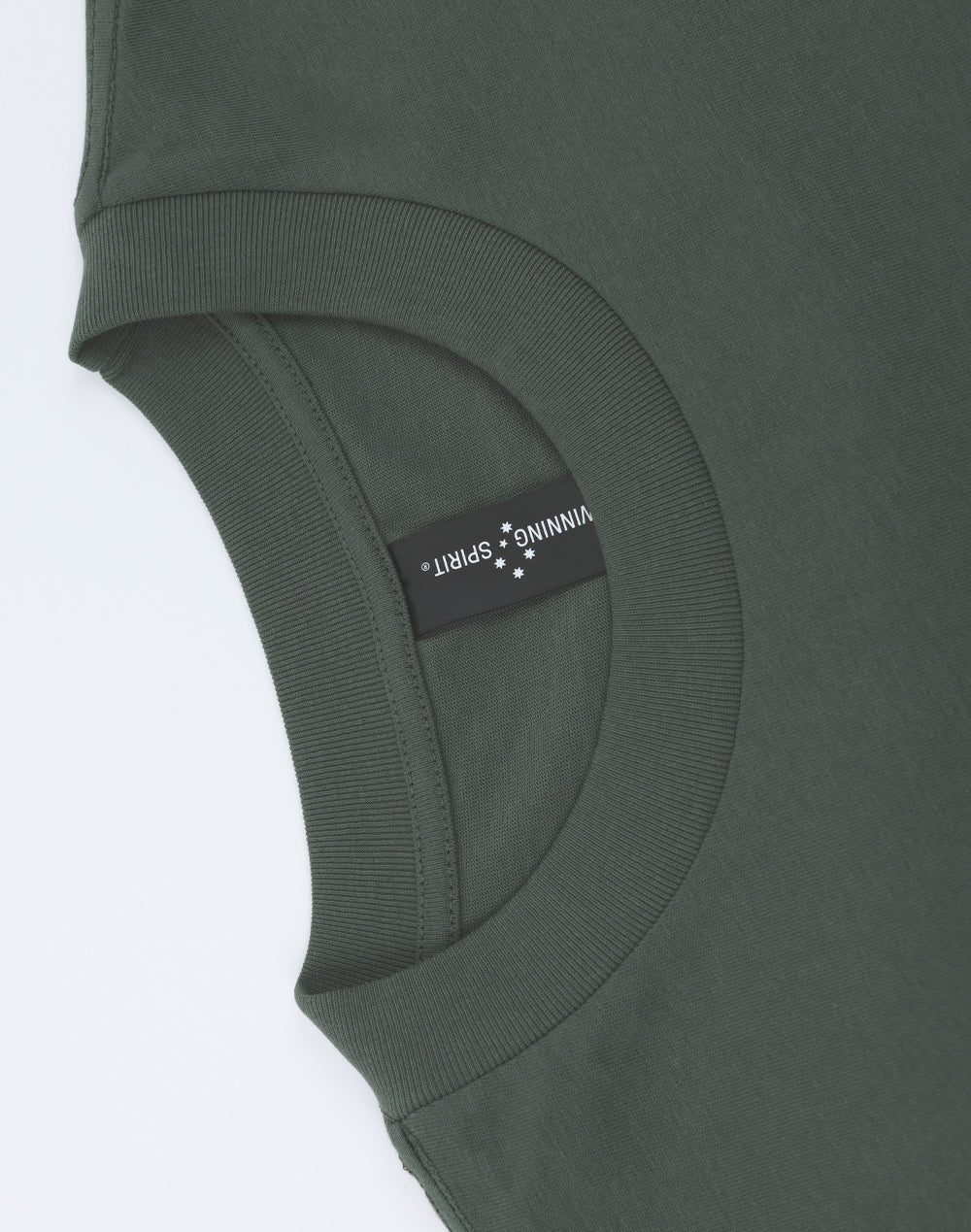 Unisex Heavy Cotton Oversized Tee - Army Green - View