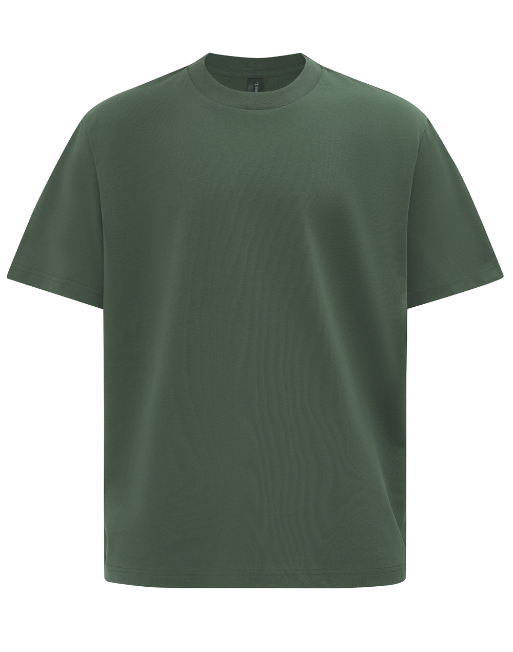 Unisex Heavy Cotton Oversized Tee - Army Green - Front