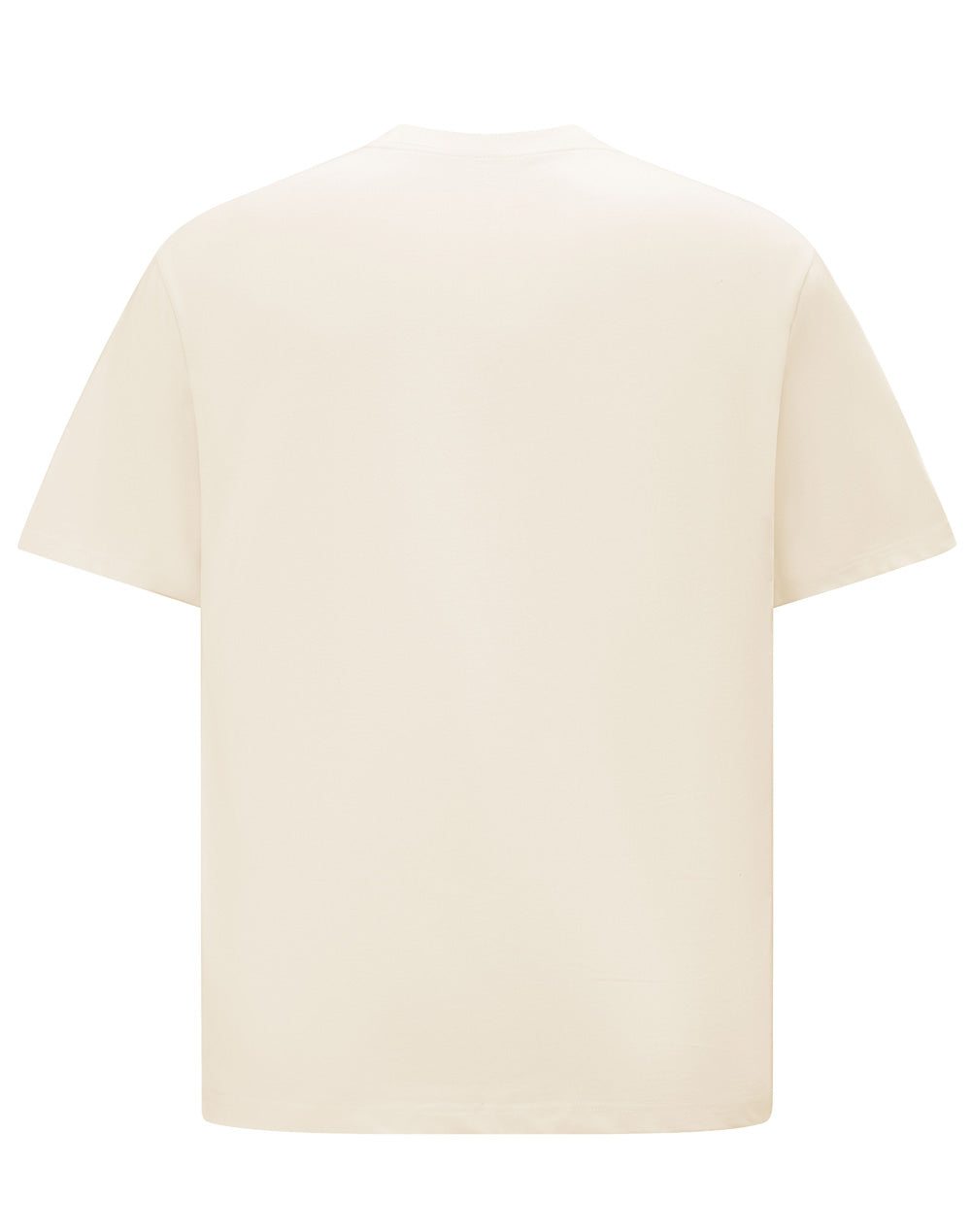 Unisex Heavy Cotton Oversized Tee - Natural - Back