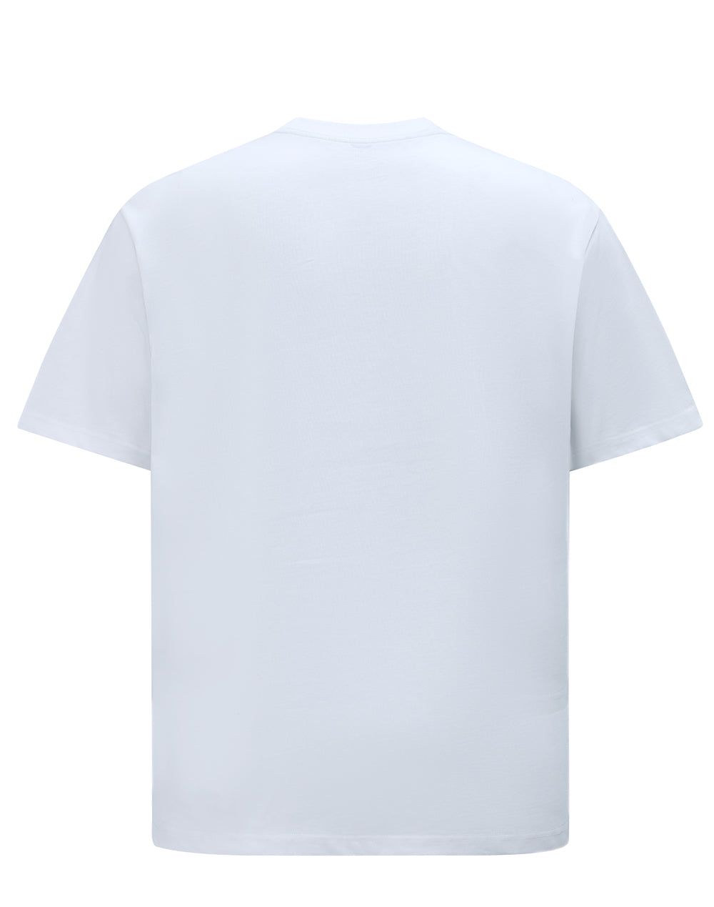 Unisex Heavy Cotton Oversized Tee - White - Back